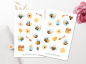 Preview: Bees Sticker Set